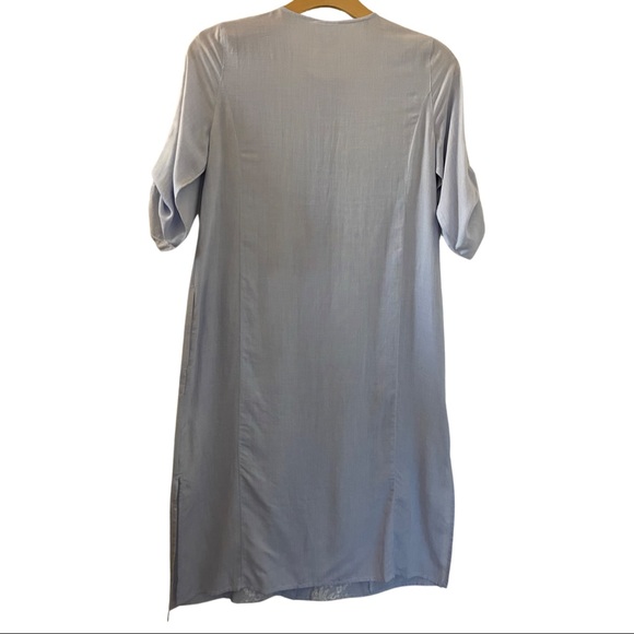 J. Jill Button Up Dress with Pockets & Embroidery Detail - Picture 2 of 14